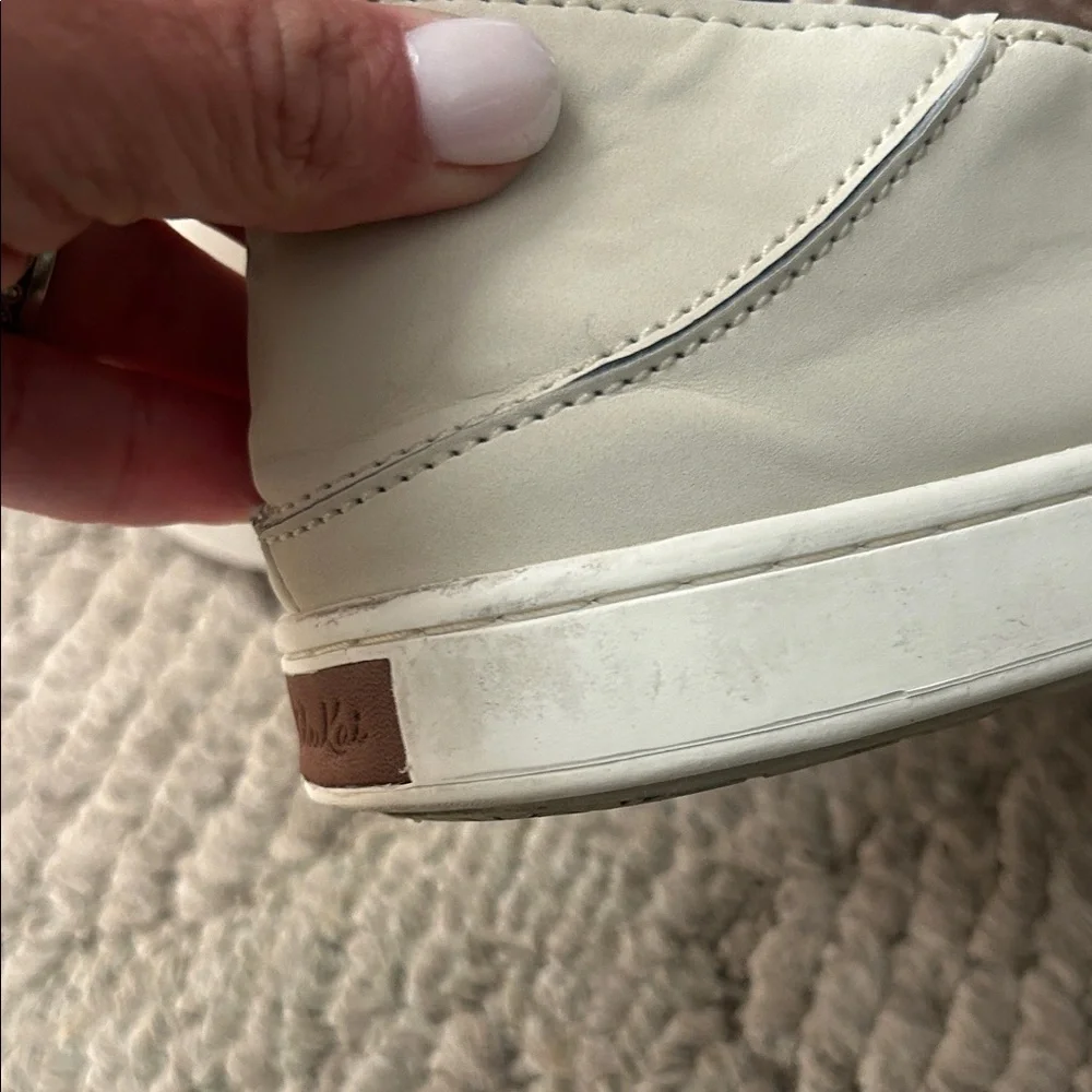 OLUKAI Slip-On Mesh Sneakers in Light Beige - Picture 10 of 13